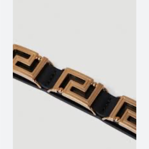 NWT Versace Greca Leather Metal Chocker! - Picture 14 of 15